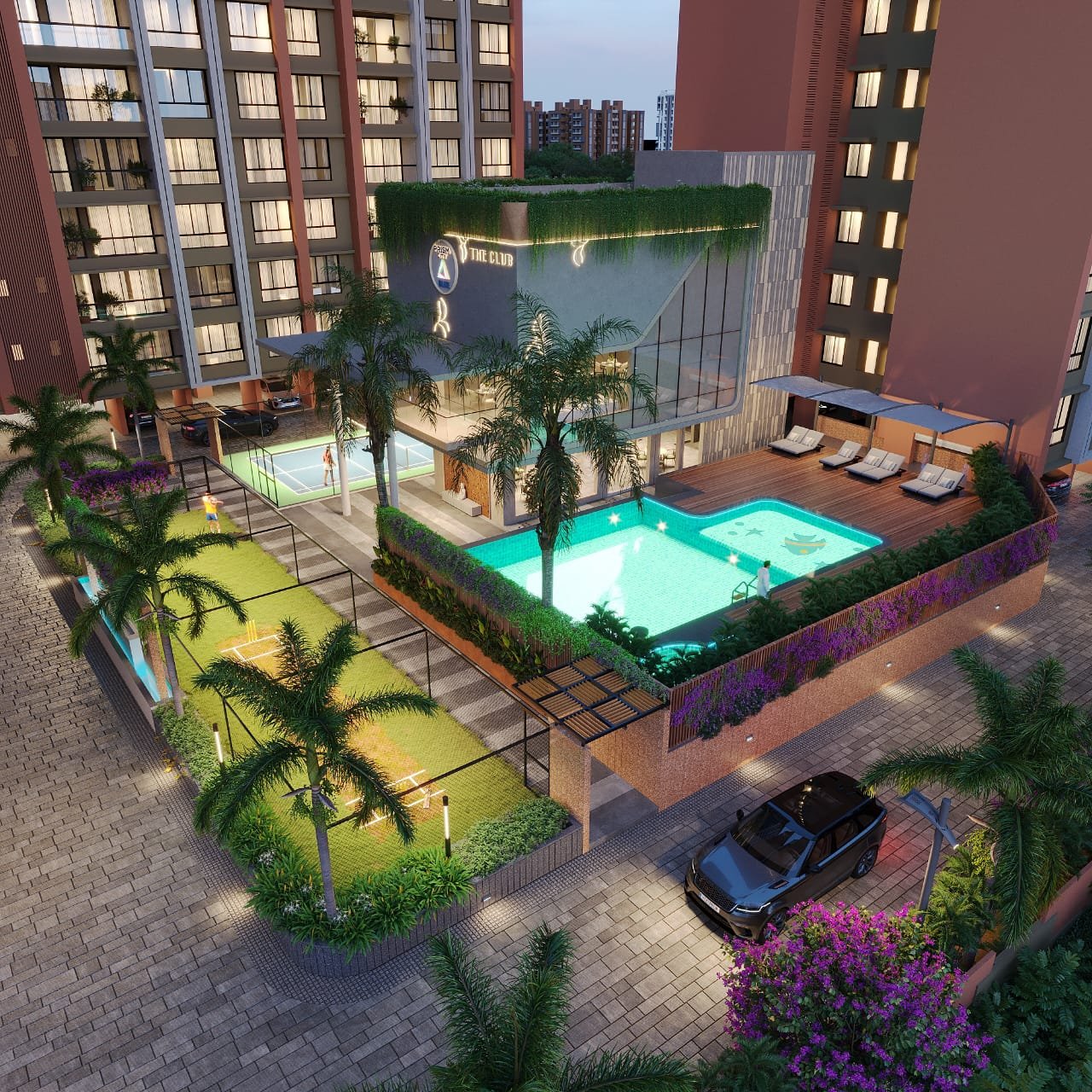 Prismcity Blue Balcony View